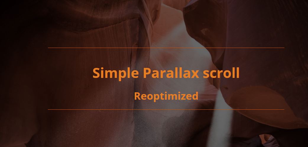 Simple Parallax Scroll