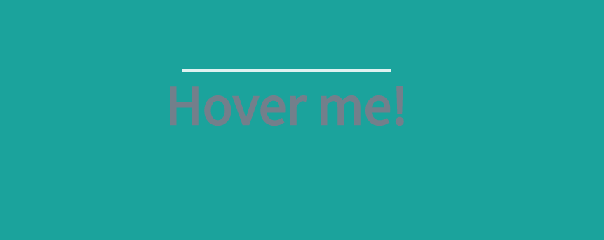 Simple Text Hover Effect