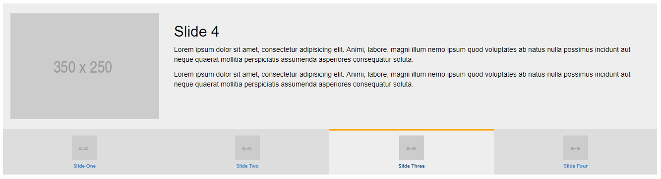 Tabbed Slider Carousel