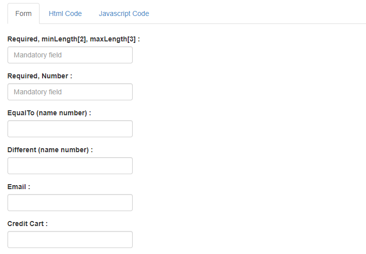 Validetta jQuery Plugin For Validate Forms