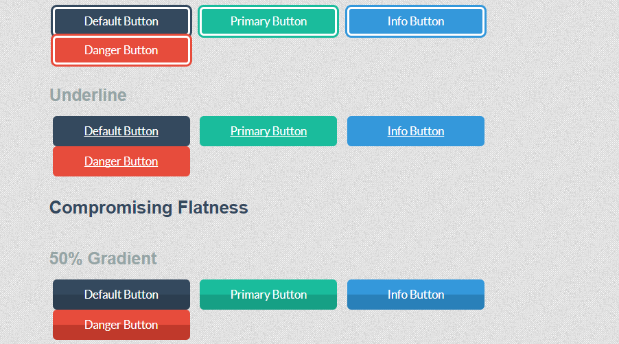 Bootstrap Flat UI Buttons