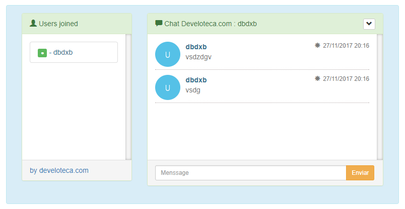 Chat SocketAchex jQuery Plugin