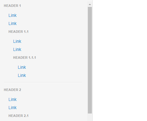 Collapsible Tree Menu