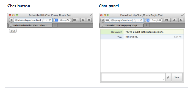 jQuery Hip Chat Plugin