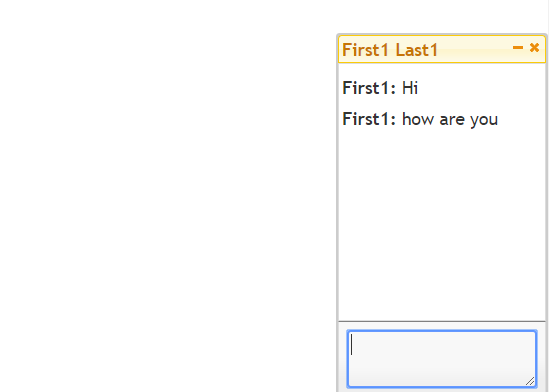 jQuery UI Chat box Plugin