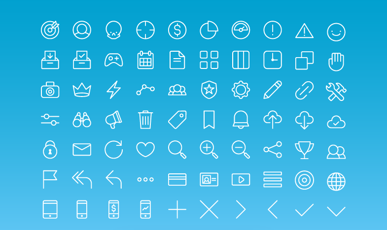 70 Free All Purpose Line Icons