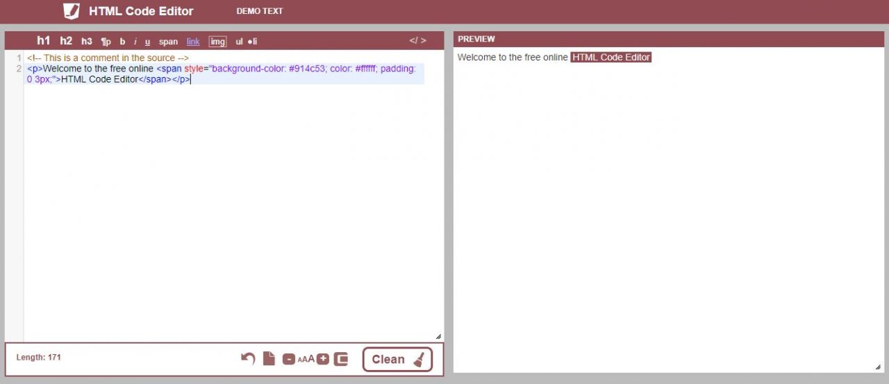 HTML Code Editor