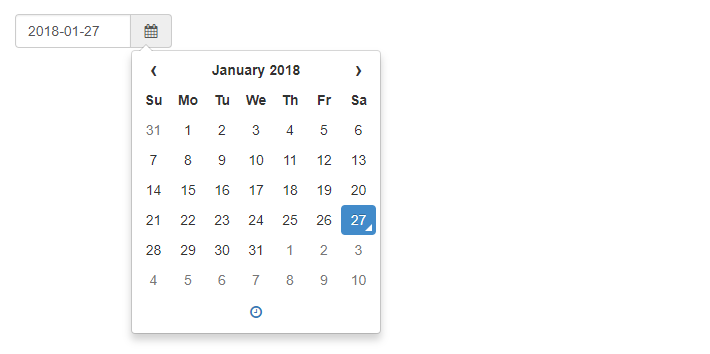 Simple Bootstrap Date Picker