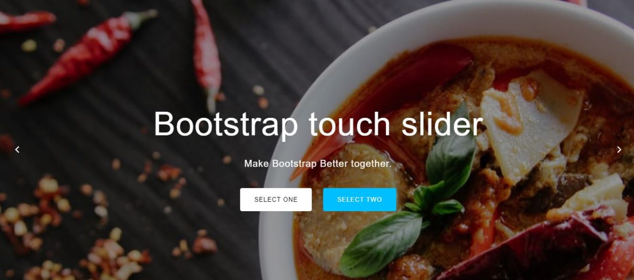Bootstrap Slider with Text Fade Animation