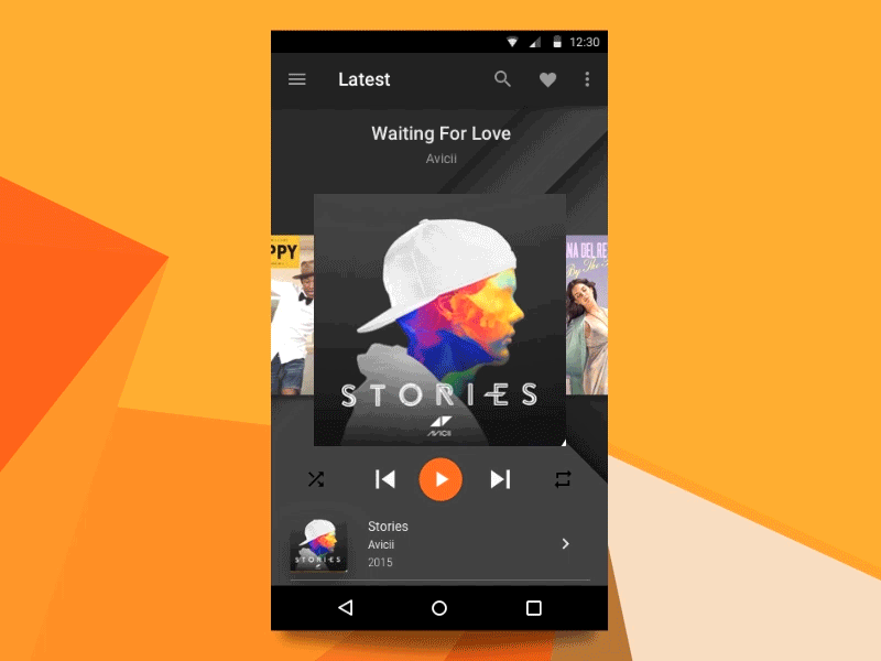CoolTune App Concept for Android