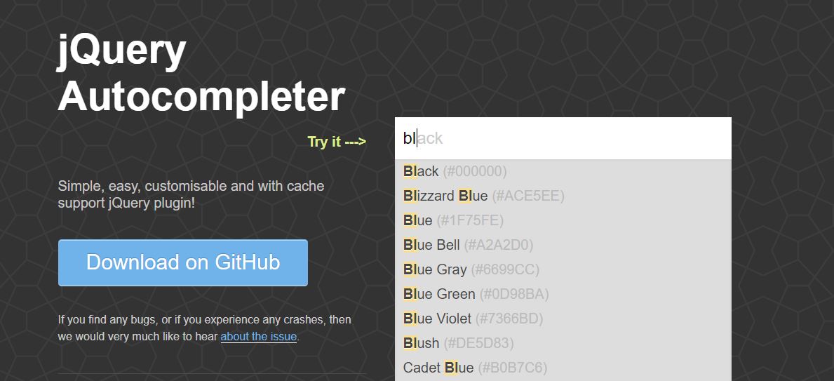Easy and Simple jQuery Autocompleter