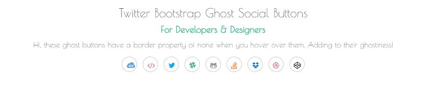 Font Awesome Twitter Bootstrap Social Icons