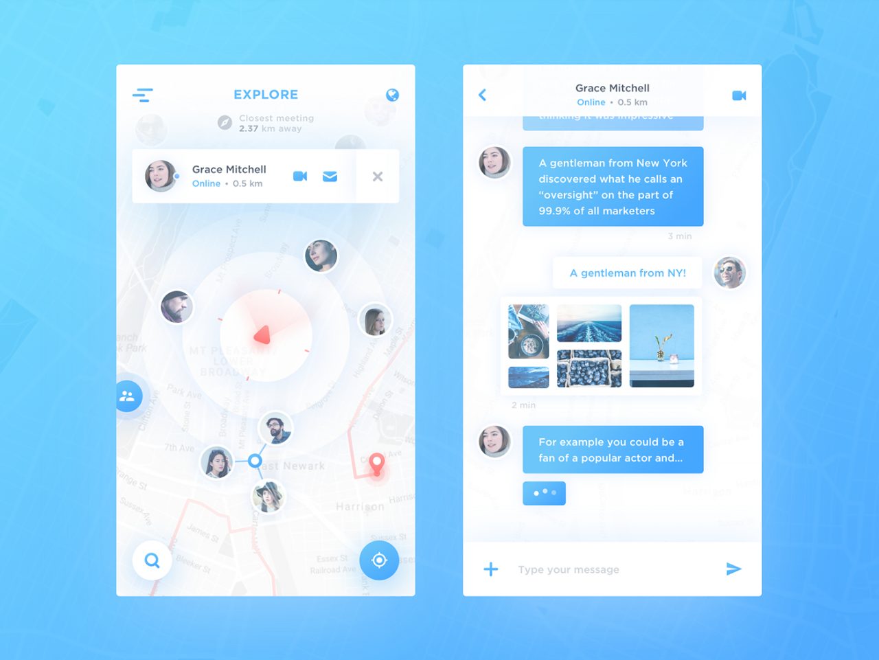 Map Chat App