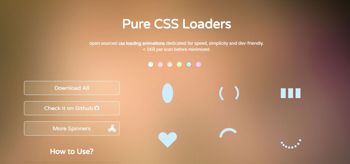 Pure CSS Loaders