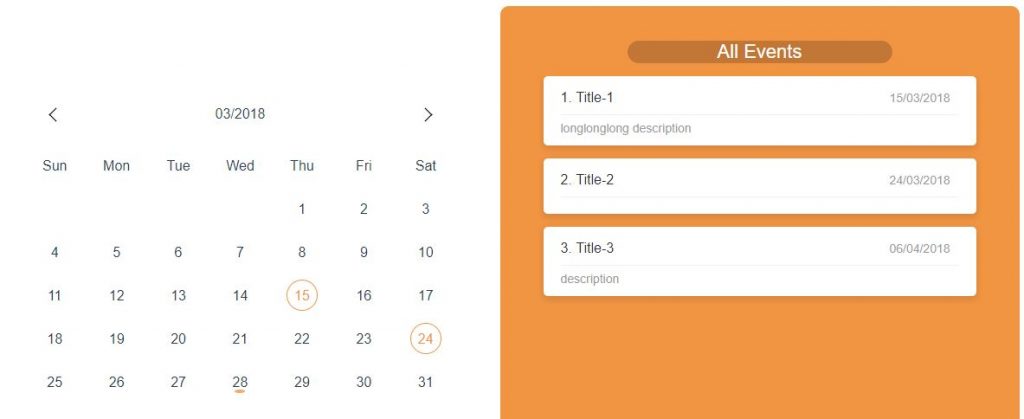 10 Simple JavaScript Event Calendar Examples OnAirCode 10 Simple JavaScript Event Calendar Examples OnAirCode