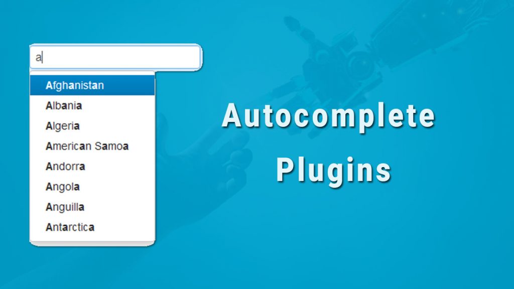 jQuery Autocomplete Plugins