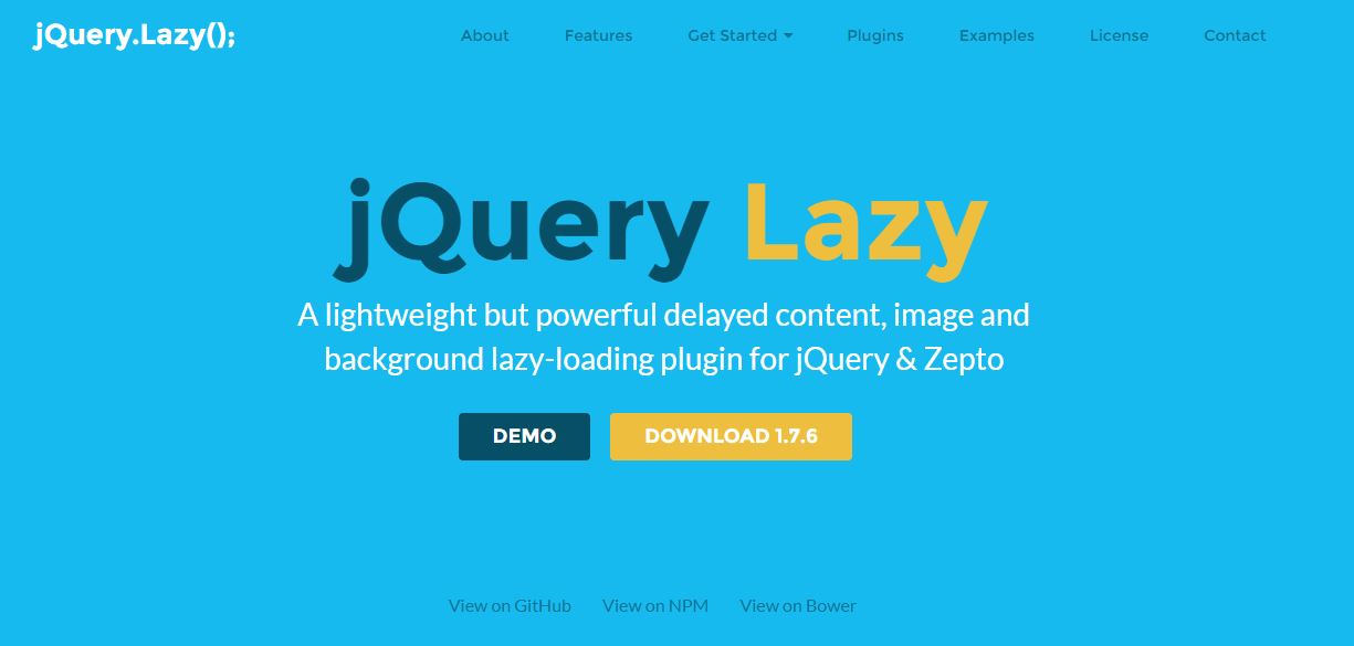 12 Best jQuery Lazy Load Plugins - OnAirCode