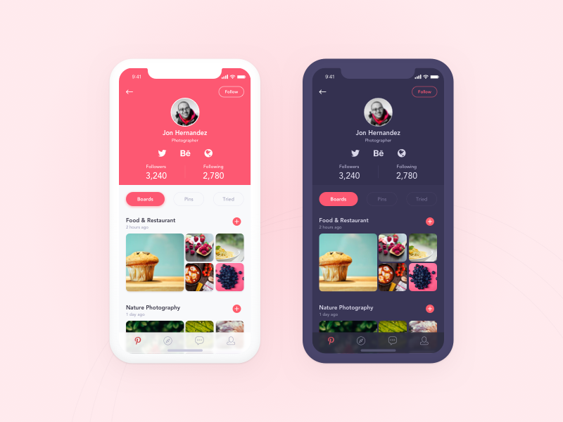 20 Mobile App Profile Screen UI Design Updated OnAirCode   Daily UI Challenge 6 User Profile 