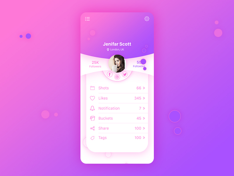 Daily UI Challenge - User Profile