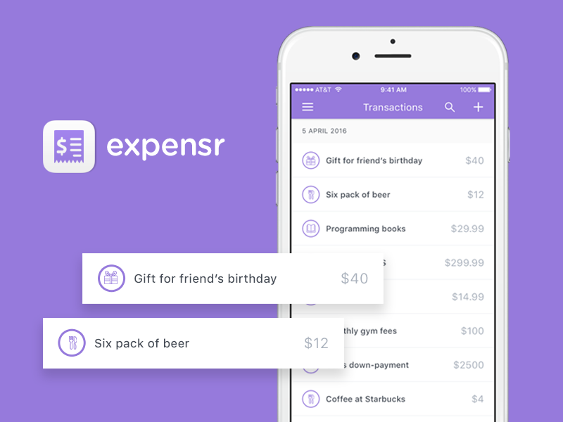 Expensr - Expense Tracker App