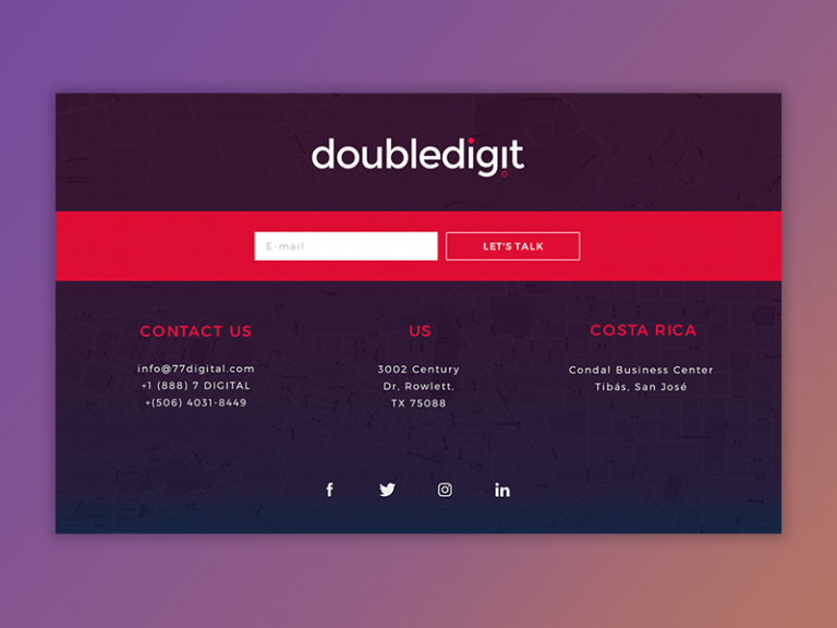20+ Creative Website Footer UI Design - OnAirCode