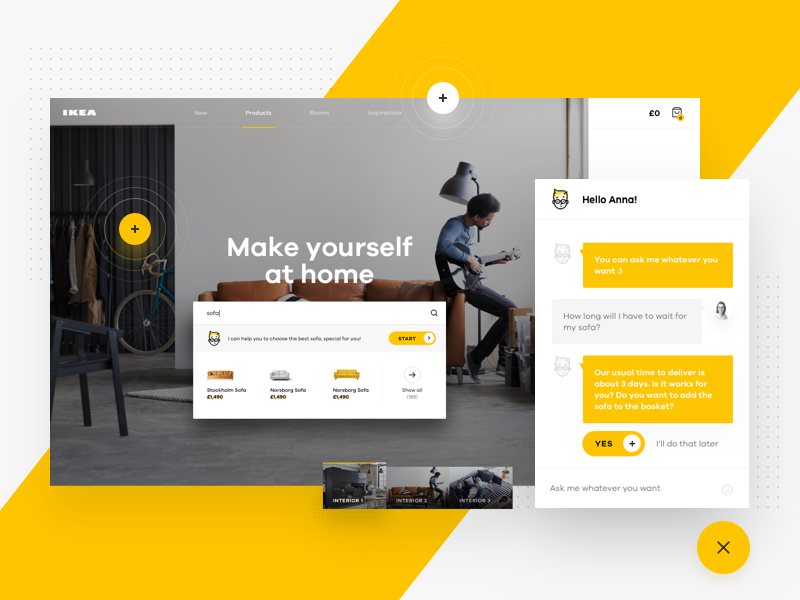 IKEA Online Experience Concept – Chat