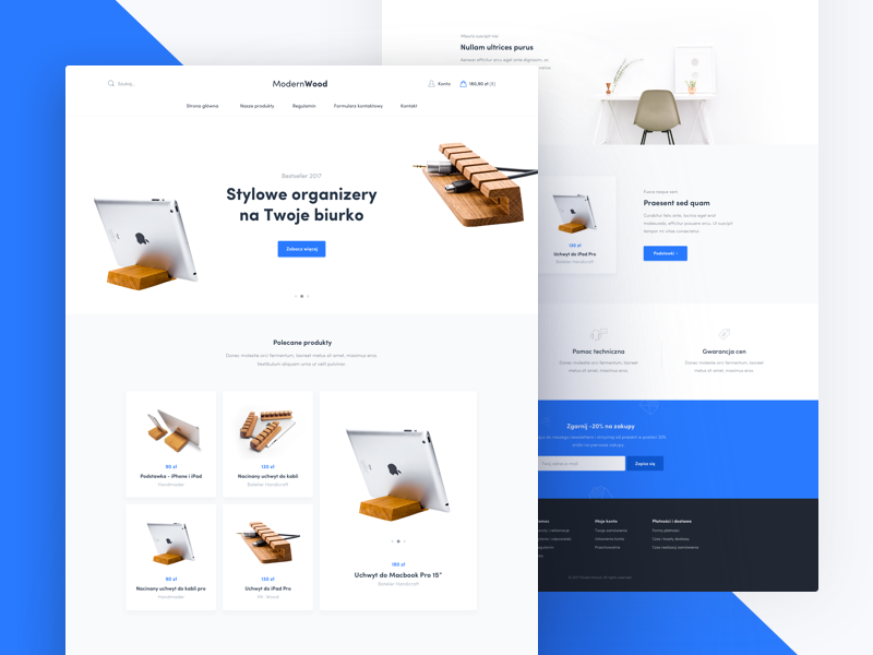 Modern Wood - Ecommerce Template