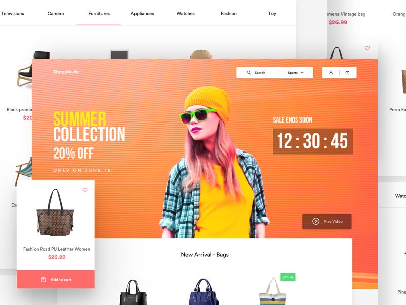 Shopping Landing Page