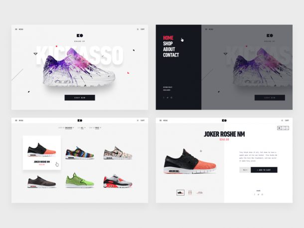 20+ Beautiful Ecommerce Website UI Design - OnAirCode