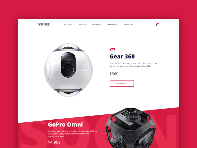 VR Retailer Website