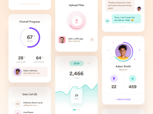20+ Mobile App Profile Screen UI Design [Updated] - OnAirCode