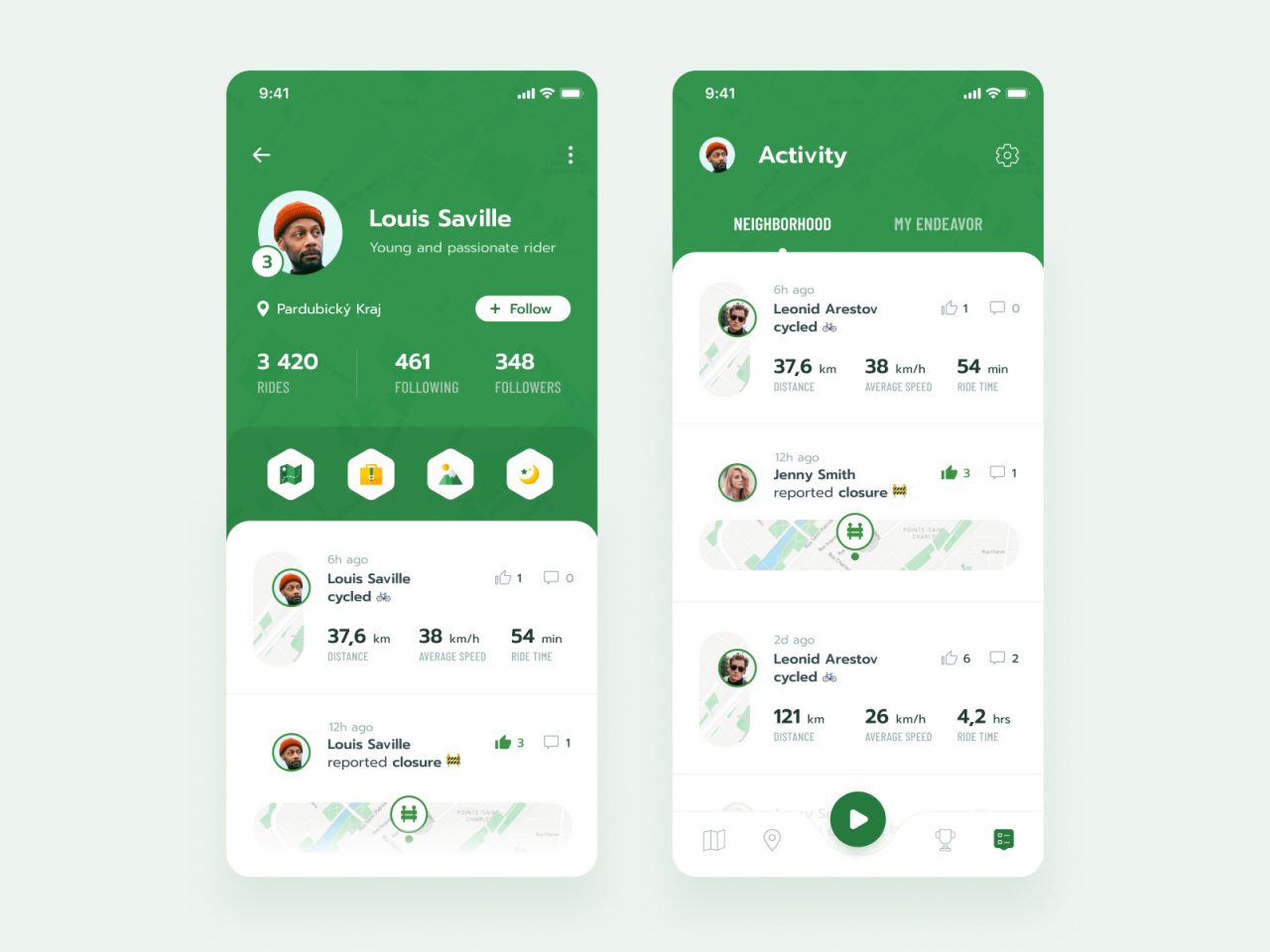 20+ Mobile App Profile Screen UI Design [Updated] - OnAirCode