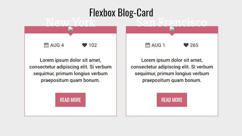 Flexbox Blog-Card