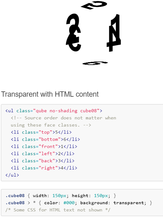 Quintessential Responsive 3D CSS Cube