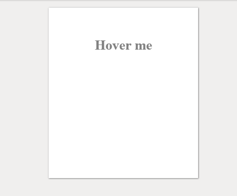CSS Smooth Hover card