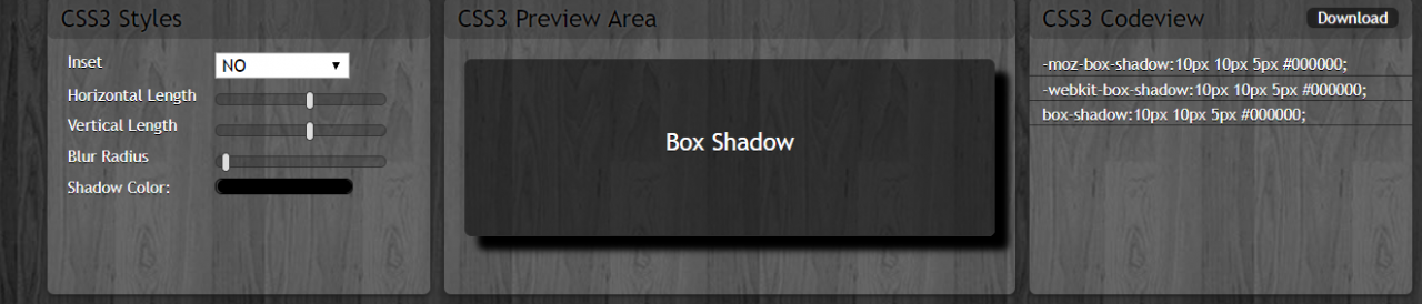 CSS Box Shadow Code Snippet OnAirCode