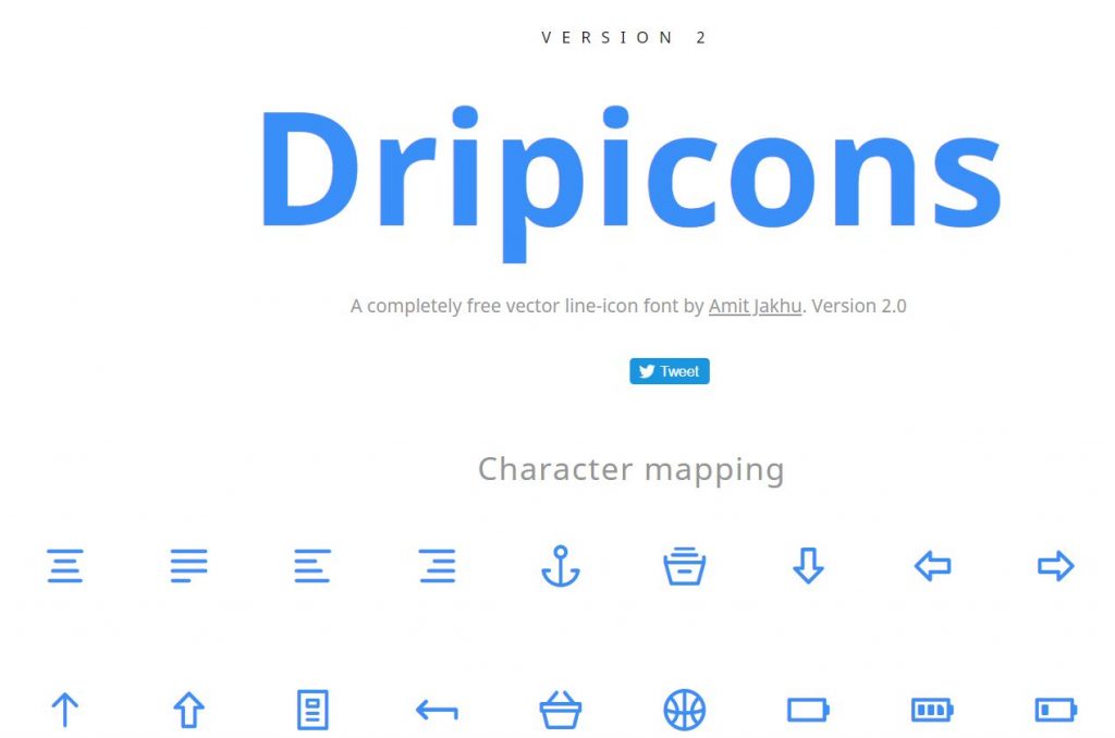 Dripicons - Font Icons
