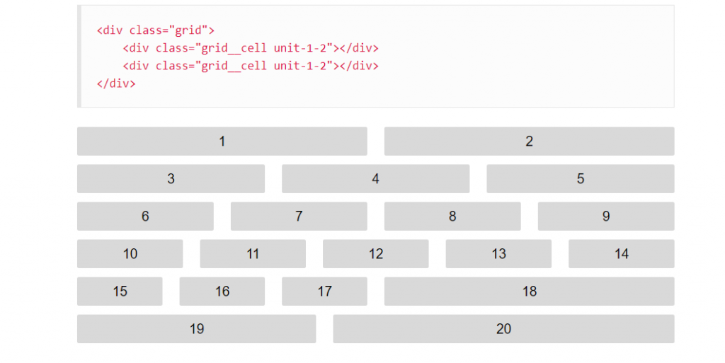 Griddle -CSS Grid System