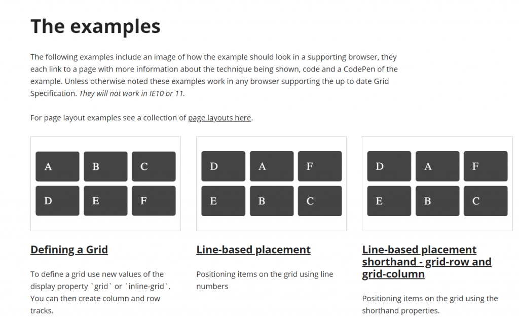 Grid by example