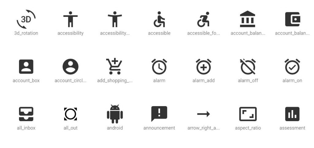 Material Design Icons