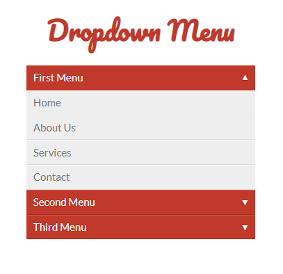 CSS3 Dropdown Menu 