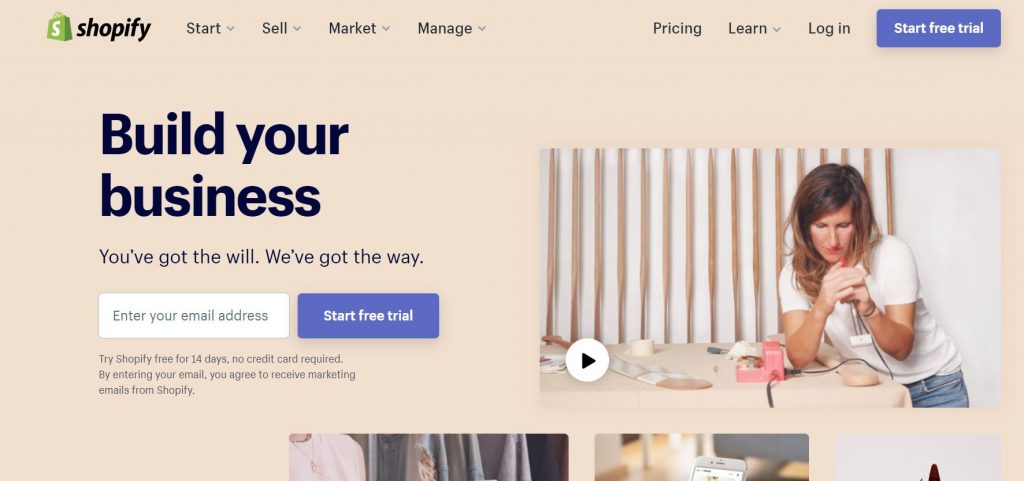 Shopify - Build Your Business