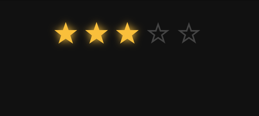 CSS Unicode Star Rating 