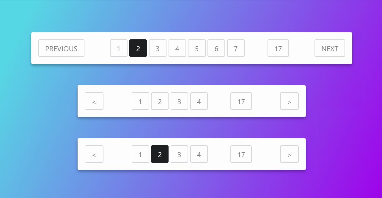 Best HTML CSS Pagination Templates