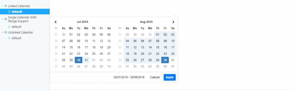 bootstrap date range picker