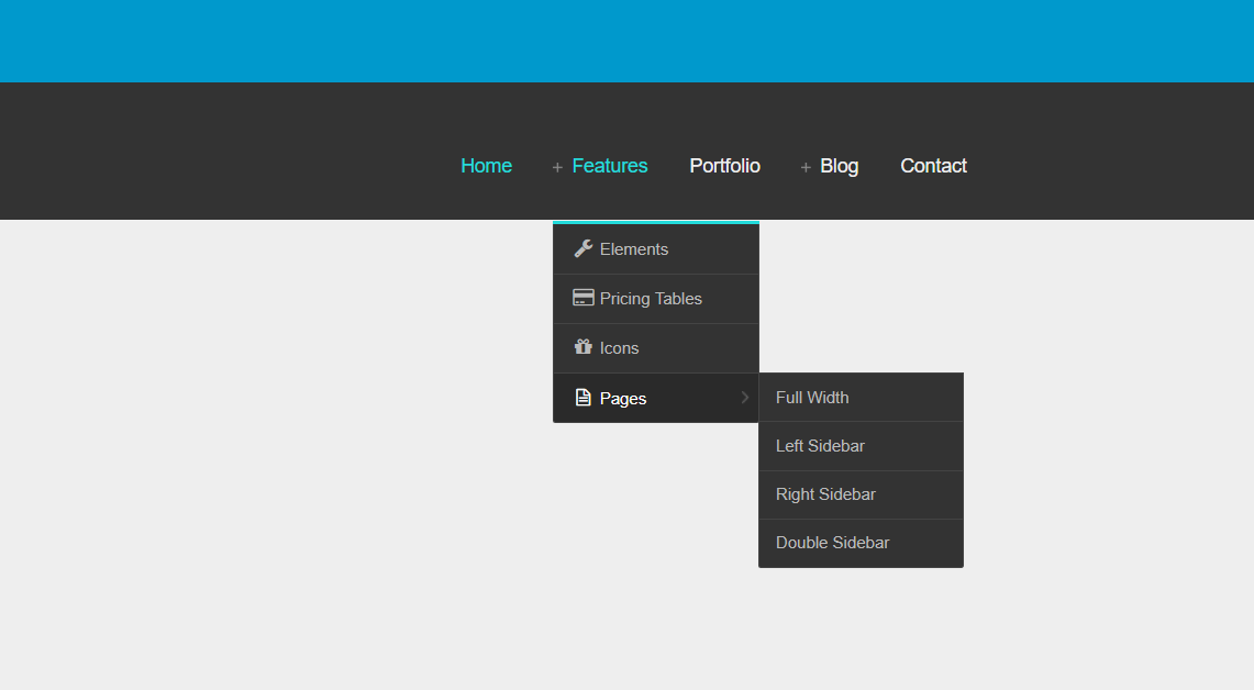 Creative Free jQuery CSS3 Menu