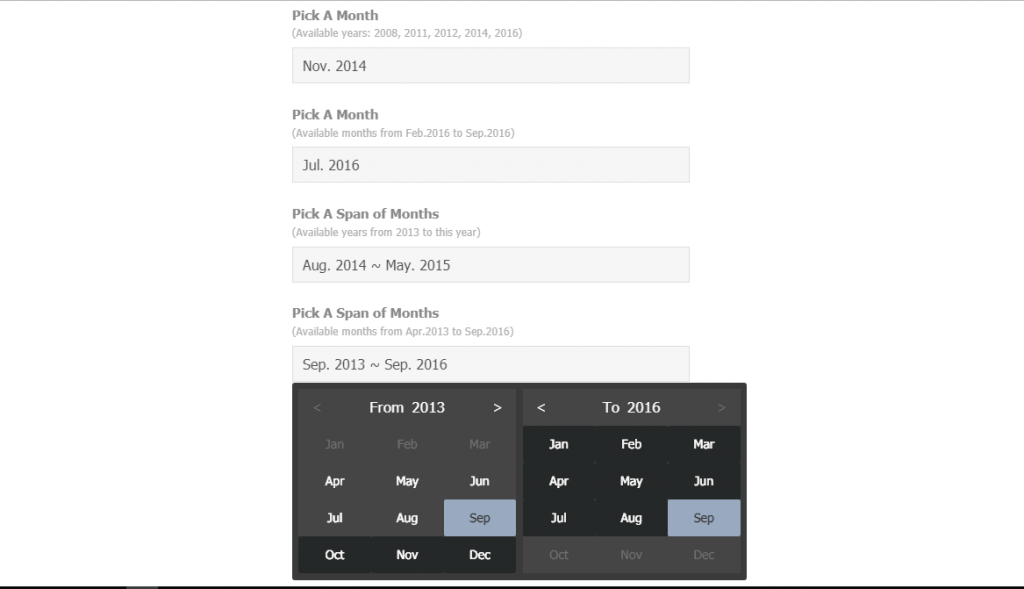 react date picker example