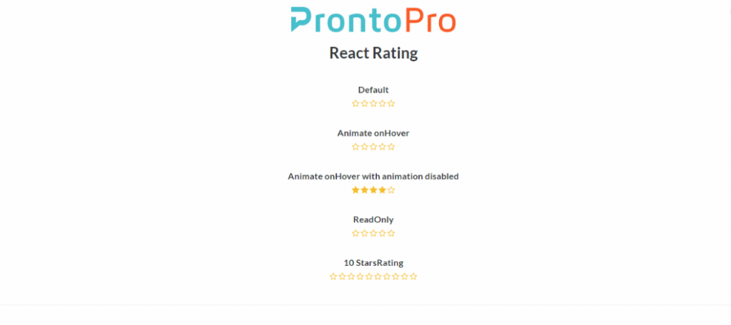 React Rating 