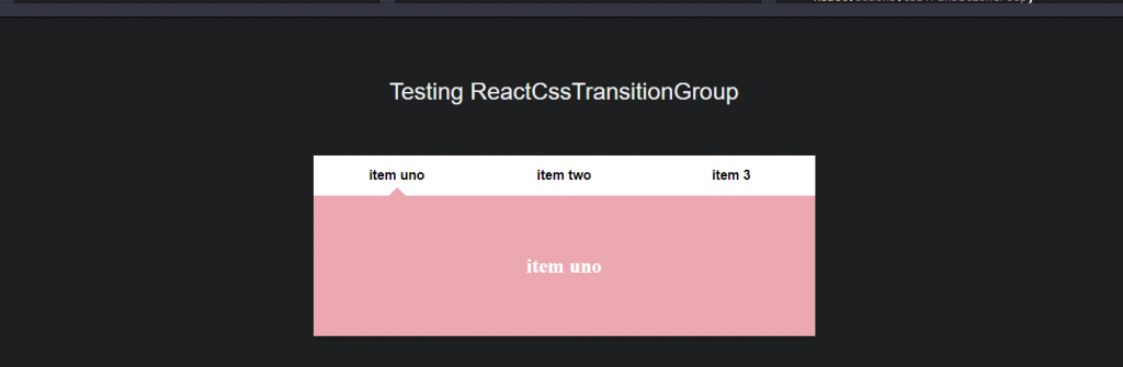 React Tabs Component Example