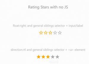 20+ Five Star Rating CSS And JavaScript Examples - OnAirCode